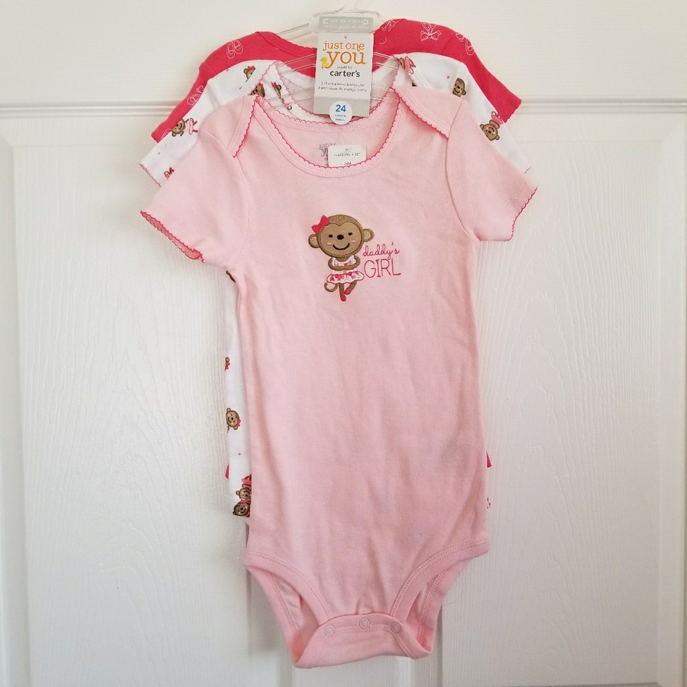 NWT 3-pack Just One You by Carter's onesies